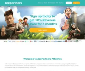 Zeepartners.com Screenshot