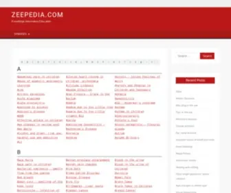 Zeepedia.com(Zeepedia) Screenshot