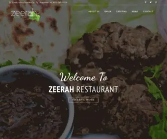 Zeerah.ca(Pakistani food) Screenshot