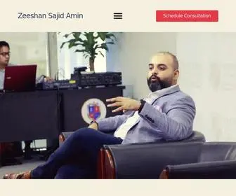 Zeeshansajidamin.com(Zeeshan Sajid Amin) Screenshot