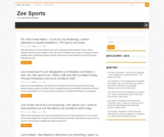 Zeesportslive.com(Zee Sports) Screenshot