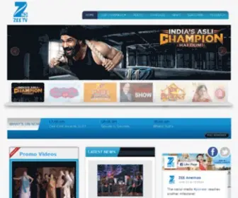 Zeetvusa.com(ZEE TV USA Official Website) Screenshot