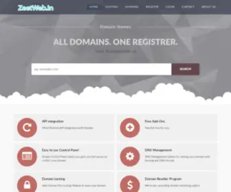 Zeetweb.in(For Buying Domain Names and Hosting lowest price In India) Screenshot