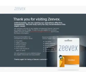 Zeevex.com(Open Virtual Currency) Screenshot