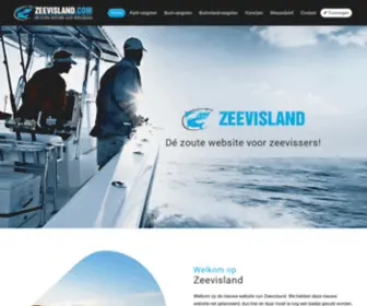 Zeevisland.com(Zeevissen in Nederland Belgie Noorwegen IJsland) Screenshot