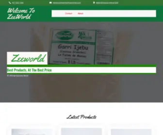 ZeeWorldafricanStore.com(#1 African grocery store) Screenshot