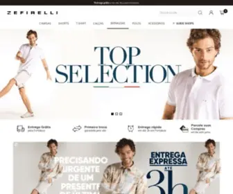 Zefirelli.com.br(Página) Screenshot
