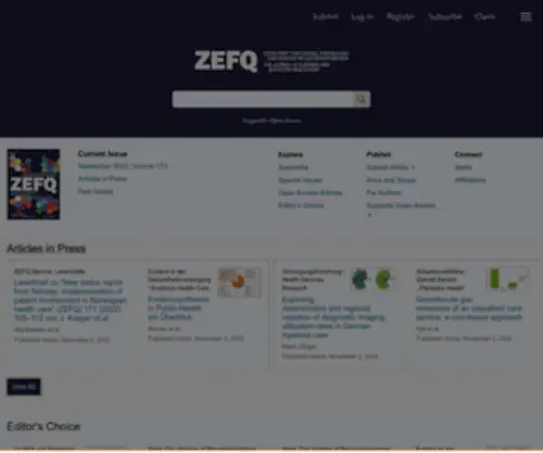 Zefq-Journal.com(Zefq Journal) Screenshot