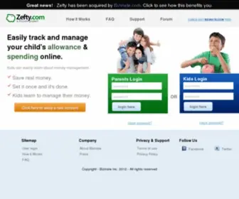 Zefty.com(Zefty) Screenshot