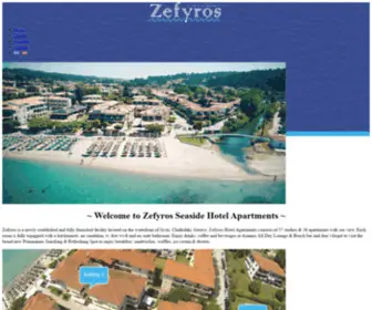 Zefyroshotel.gr(Zefyros Seaside Hotel Apartments) Screenshot