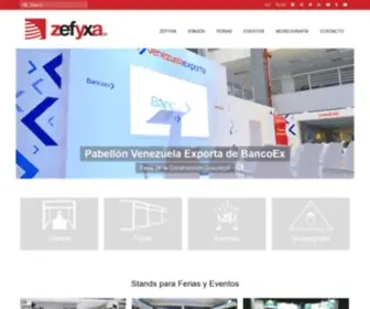 Zefyxa.com(Stands para ferias y eventos Ecuador) Screenshot