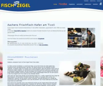 Zegel-AAchen.de(Fisch Zegel der Frisch) Screenshot