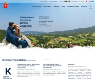 Zegocina.pl(Oficjalny Serwis Gminy) Screenshot