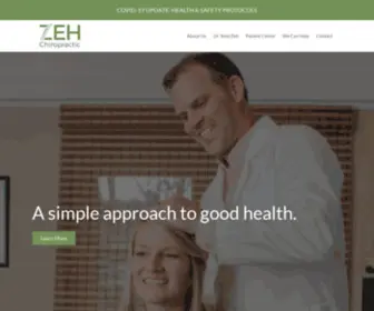 Zehchiropractic.com(Zeh Chiropractic Southern Pines) Screenshot