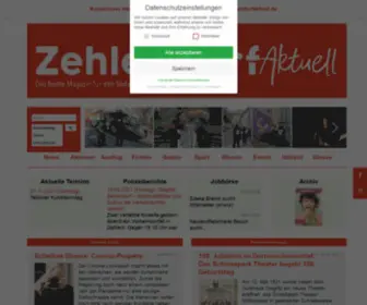 Zehlendorfaktuell.de(Zehlendorf aktuell) Screenshot