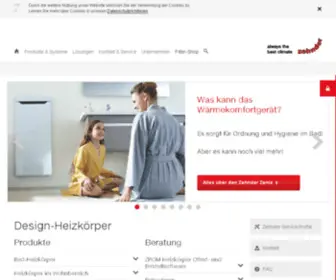 Zehnder-Heizkoerper.ch(Die Zehnder Design Heizkörper) Screenshot