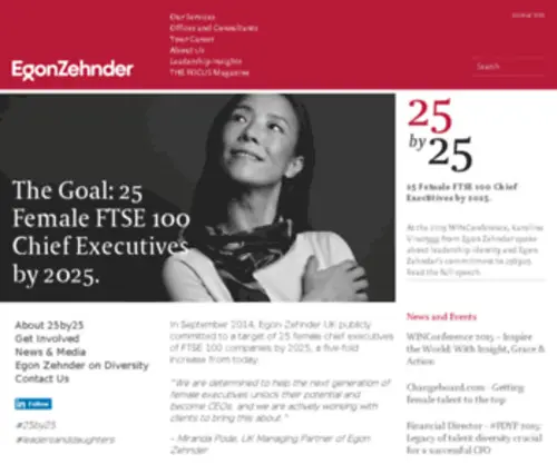 Zehnder.com(Egon Zehnder) Screenshot