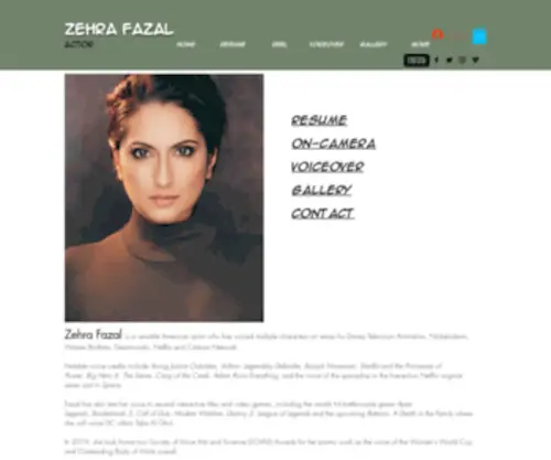 Zehrafazal.com(Zehra Fazal) Screenshot