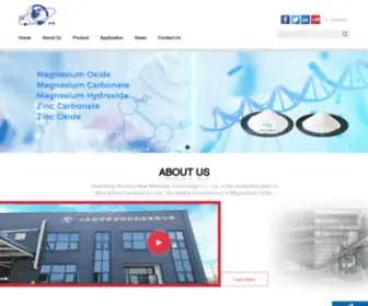 Zehuimagnesium.com(Wuxi Zehui Chemical Co) Screenshot