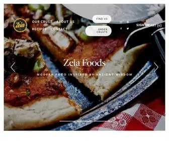 Zeiafoods.com(Zeia Foods) Screenshot