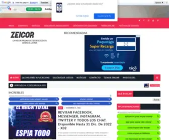 Zeicor.com(Descarga de aplicaciones) Screenshot