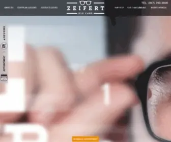 Zeiferteyecare.com(Optometrist Highland Park) Screenshot