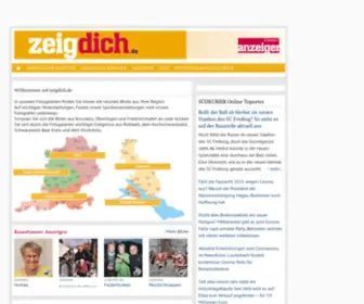 Zeigdich.de(Fotogalerien aus der Region) Screenshot