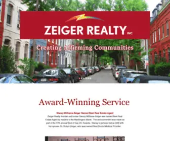 Zeigerrealty.com(Washington, DC Real Estate & Homes for Sale) Screenshot