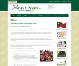 Zeiglerfuneralhome.com(Zeigler Funeral Homes & Crematory) Screenshot