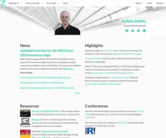 Zeileis.org(Achim Zeileis) Screenshot