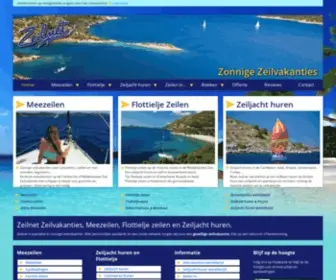 Zeilnet.nl(Zeilnet Zeilvakanties) Screenshot