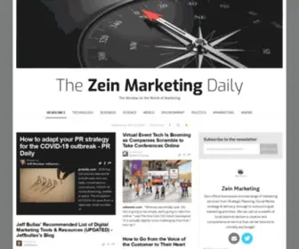Zeinmarketingdaily.co.uk(The Zein Marketing Daily) Screenshot