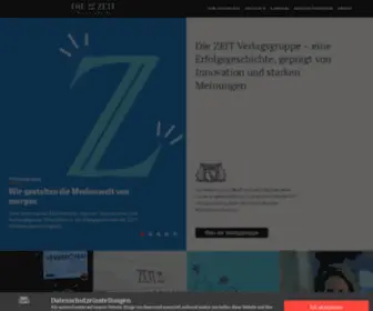 Zeit-Verlagsgruppe.de(DIE ZEIT Verlagsgruppe) Screenshot