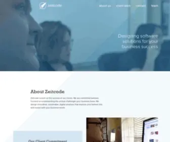 Zeitcode.com(Designing Software Solutions) Screenshot