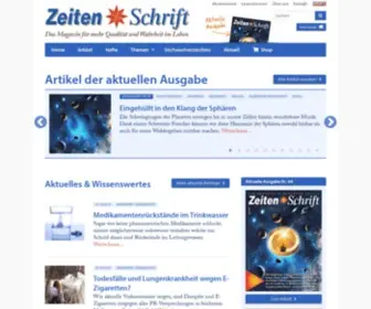 Zeitenschrift.com(Das Magazin für mehr Qualität und Wahrheit im Leben) Screenshot