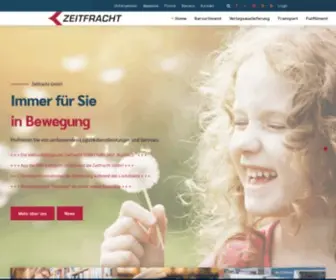Zeitfracht.de(Ihr zuverlässiger Logistikpartner) Screenshot