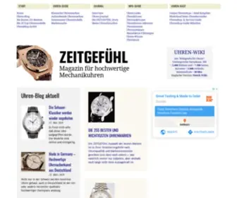 Zeitgefuehl.de(Unabhängiges Uhren) Screenshot