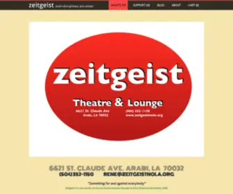 Zeitgeistnola.org(ZEITGEIST MULTI) Screenshot