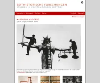 Zeithistorische-Forschungen.de(Zeithistorische Forschungen) Screenshot