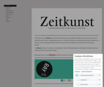 Zeitkunst.de(zeitkunst) Screenshot