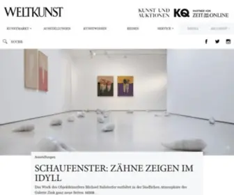 Zeitkunstverlag.de(Das Kunstmagazin der ZEIT) Screenshot