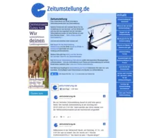 Zeitumstellung.de(Zeitumstellung) Screenshot