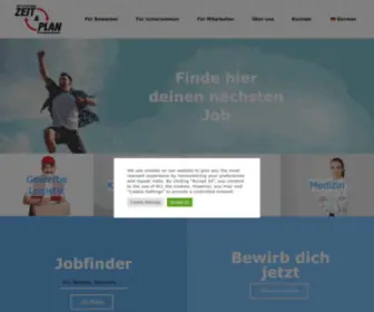 Zeitundplan.de(Zeitarbeit und Personalvermittlung) Screenshot