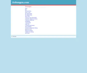 Zeitungen.com(zeitungen) Screenshot
