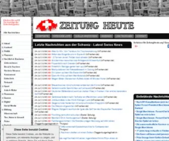 Zeitungheute.org(Schweiz) Screenshot