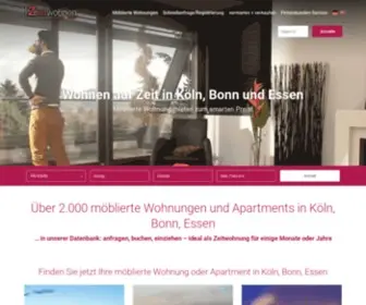 Zeitwohnen.de(Möblierte Wohnungen in Köln) Screenshot