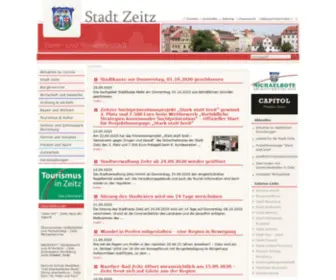 Zeitz.de(Stadt Zeitz) Screenshot