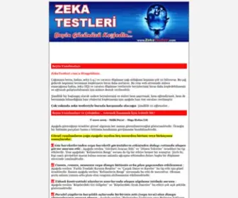 Zekatestleri.com(Testleri – Zeka Testi) Screenshot