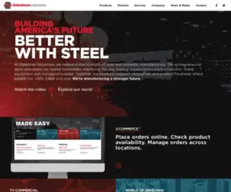 Zekelman.com(Steel Pipe and Tube Manufacturer) Screenshot