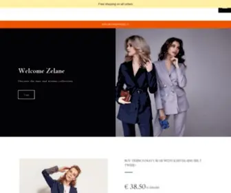 Zelaneboutique.com(ZELANE, la boutique de vêtements pour femme) Screenshot